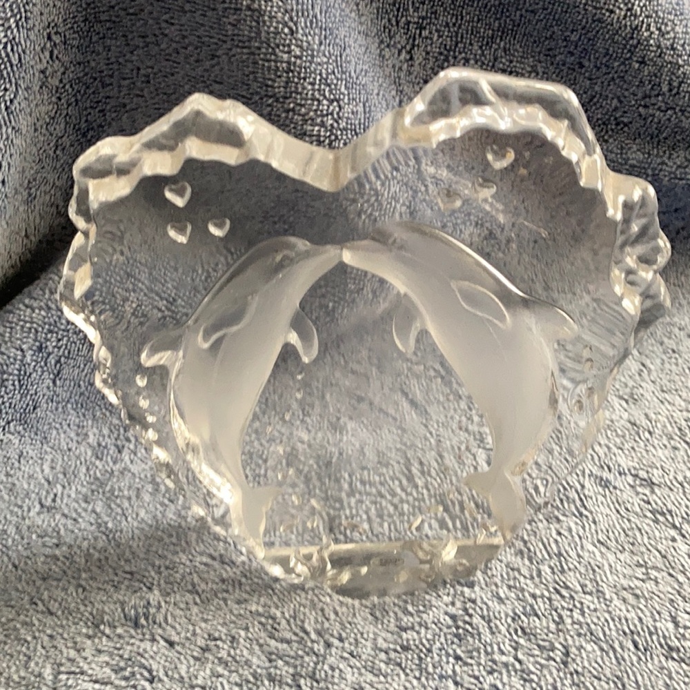 Glass dolphin